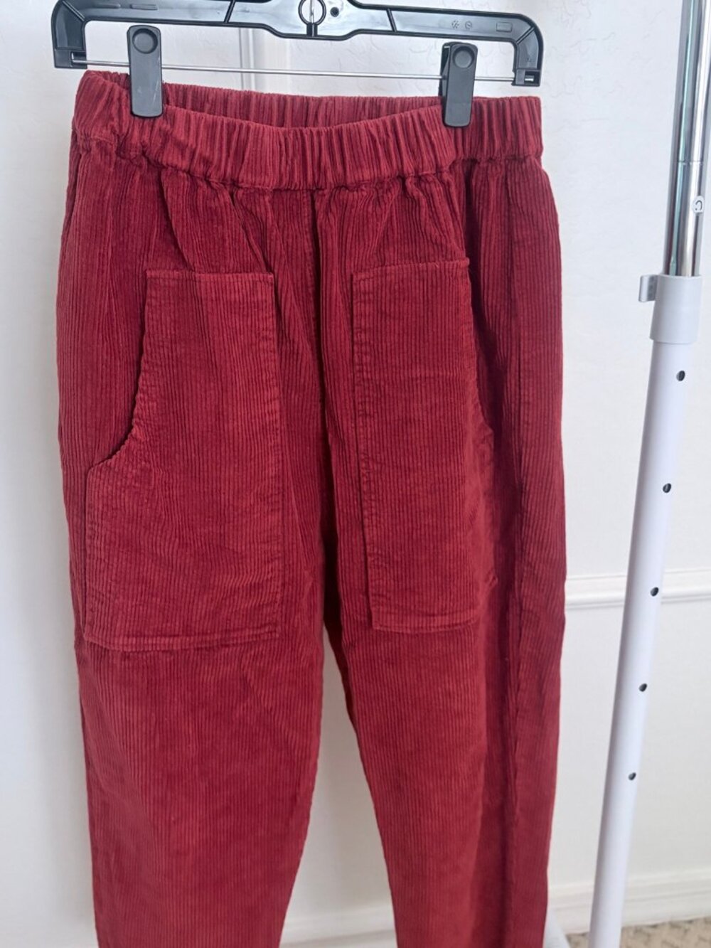 NWOT Free People Burgundy Corduroy Pants - Fits 8
